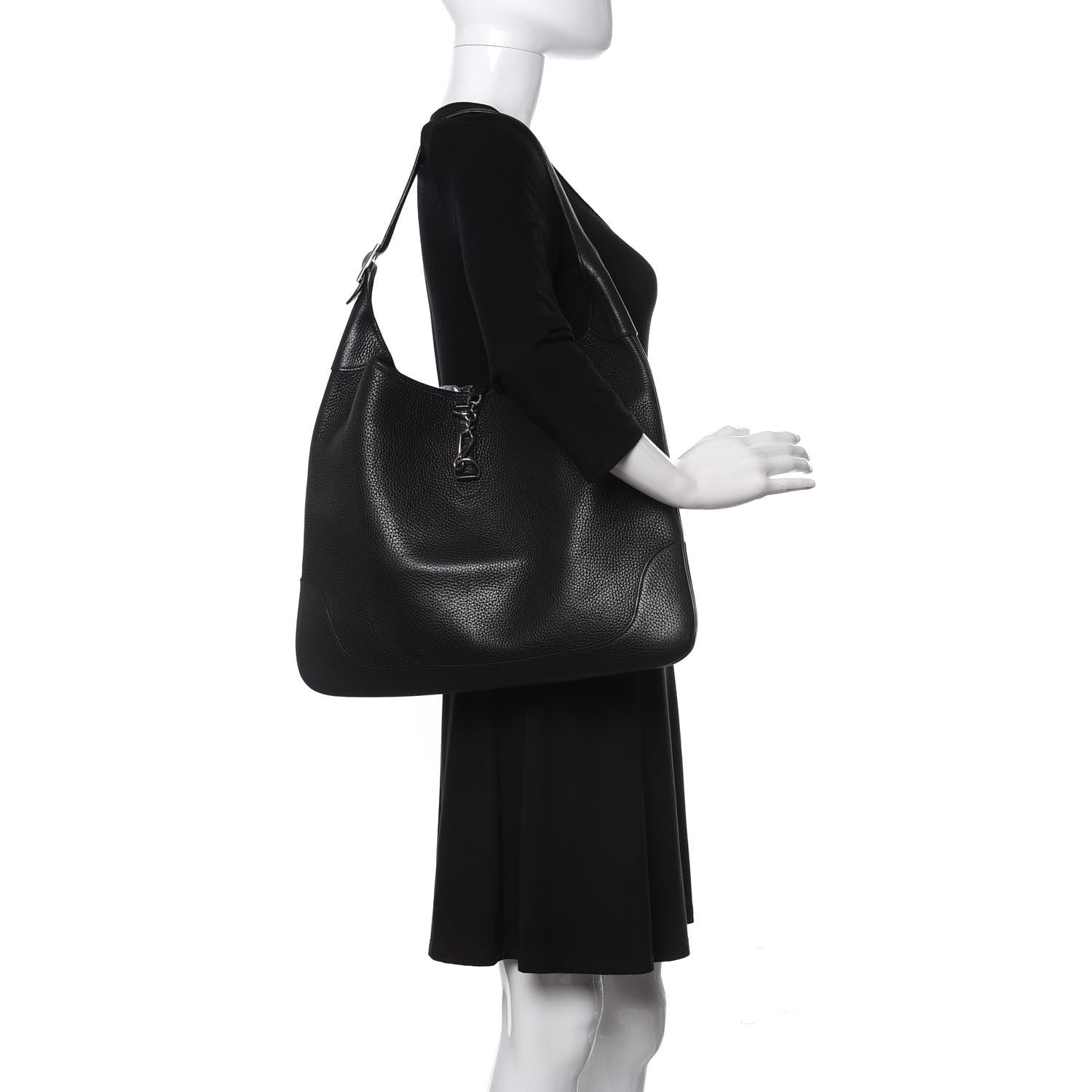 Hermes Taurillon Clemence Trim II 38 Black 2 of 12