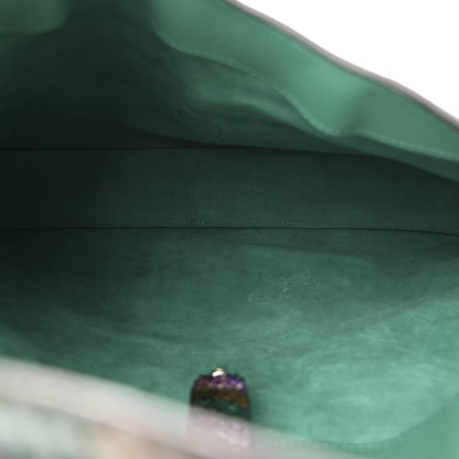 Gucci Snakeskin Large Jackie Hobo Green Multicolor 6 of 13