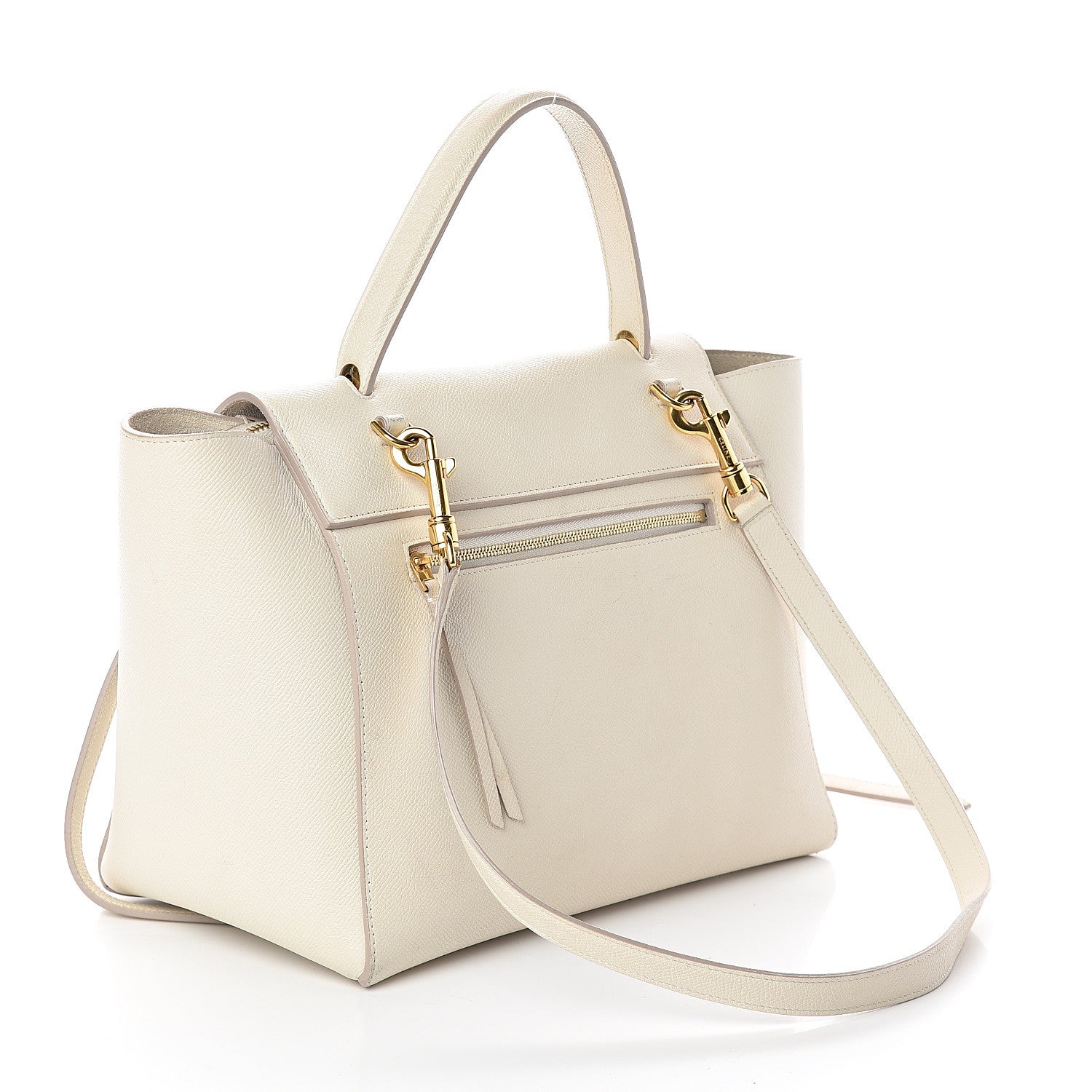 Celine Grained Calfskin Mini Belt Bag White 2 of 8