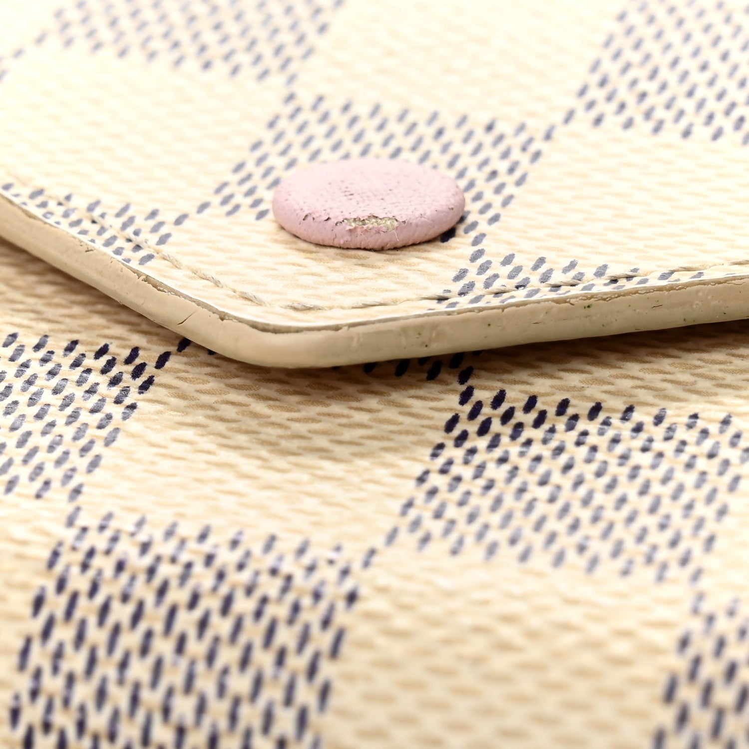 Louis Vuitton Damier Azur Victorine Wallet Rose Ballerine 9 of 9