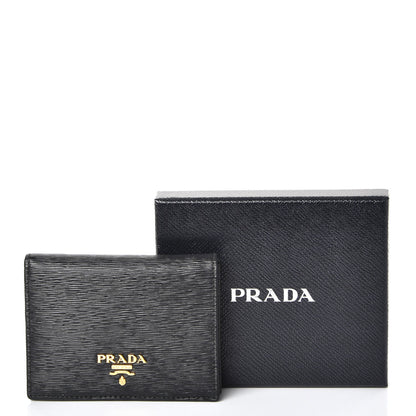 Prada Vitello Move Bi-Fold Wallet Nero Black 9 of 9