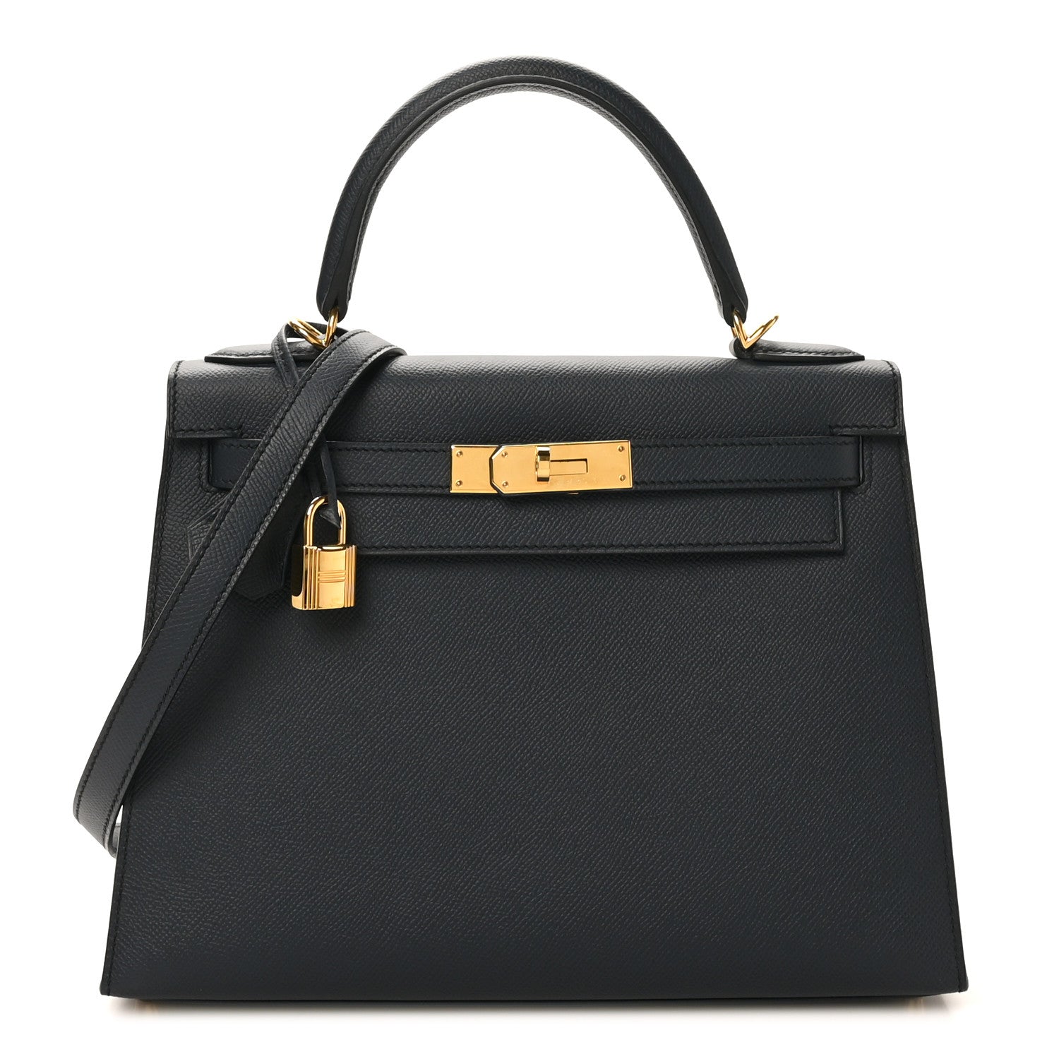 Hermes Epsom Kelly Sellier 28 Bleu Indigo 1 of 10