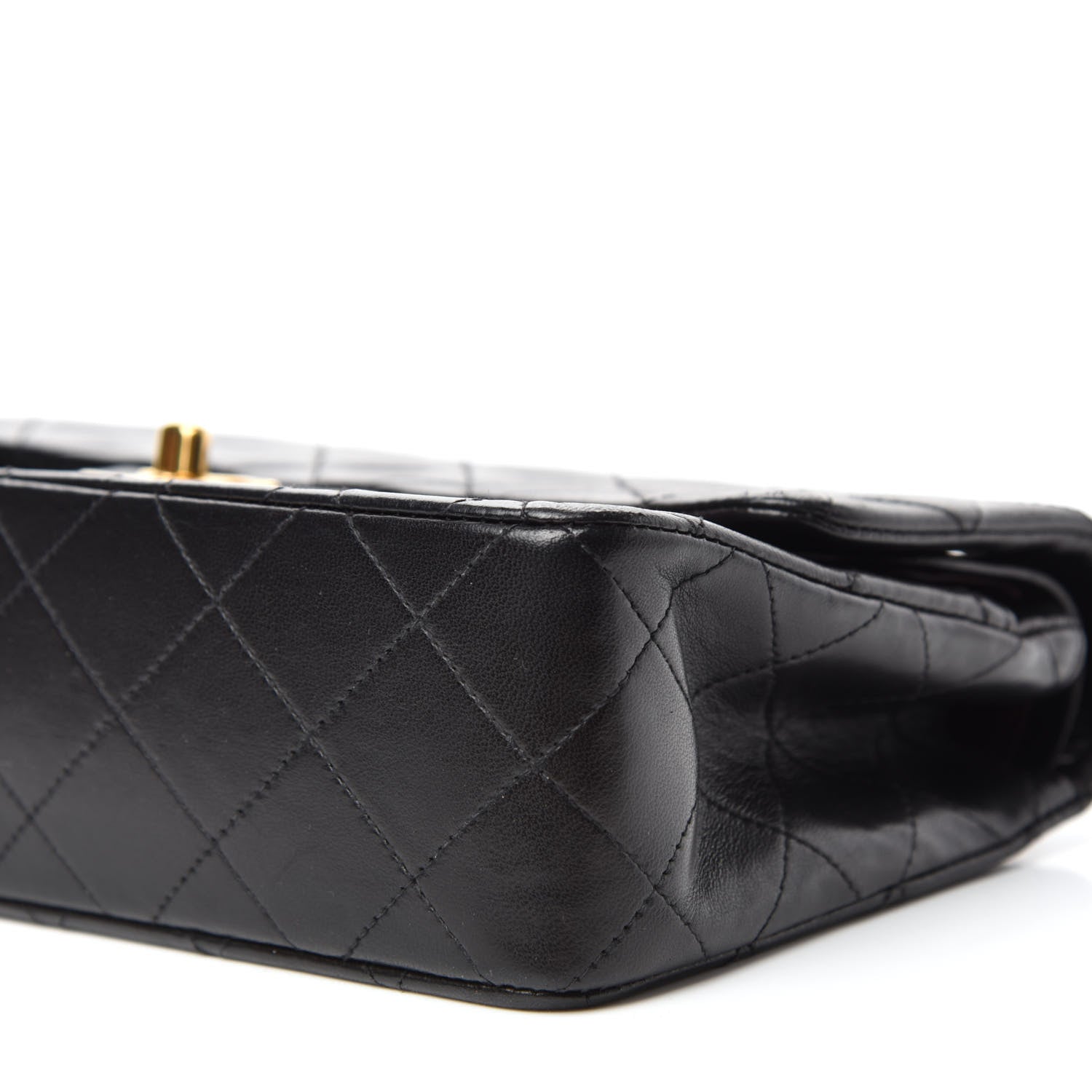 Chanel Lambskin Quilted Small Double Flap Black 7 of 13