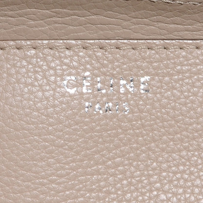 Celine Drummed Leather Shoulder Luggage Dune 9 of 9