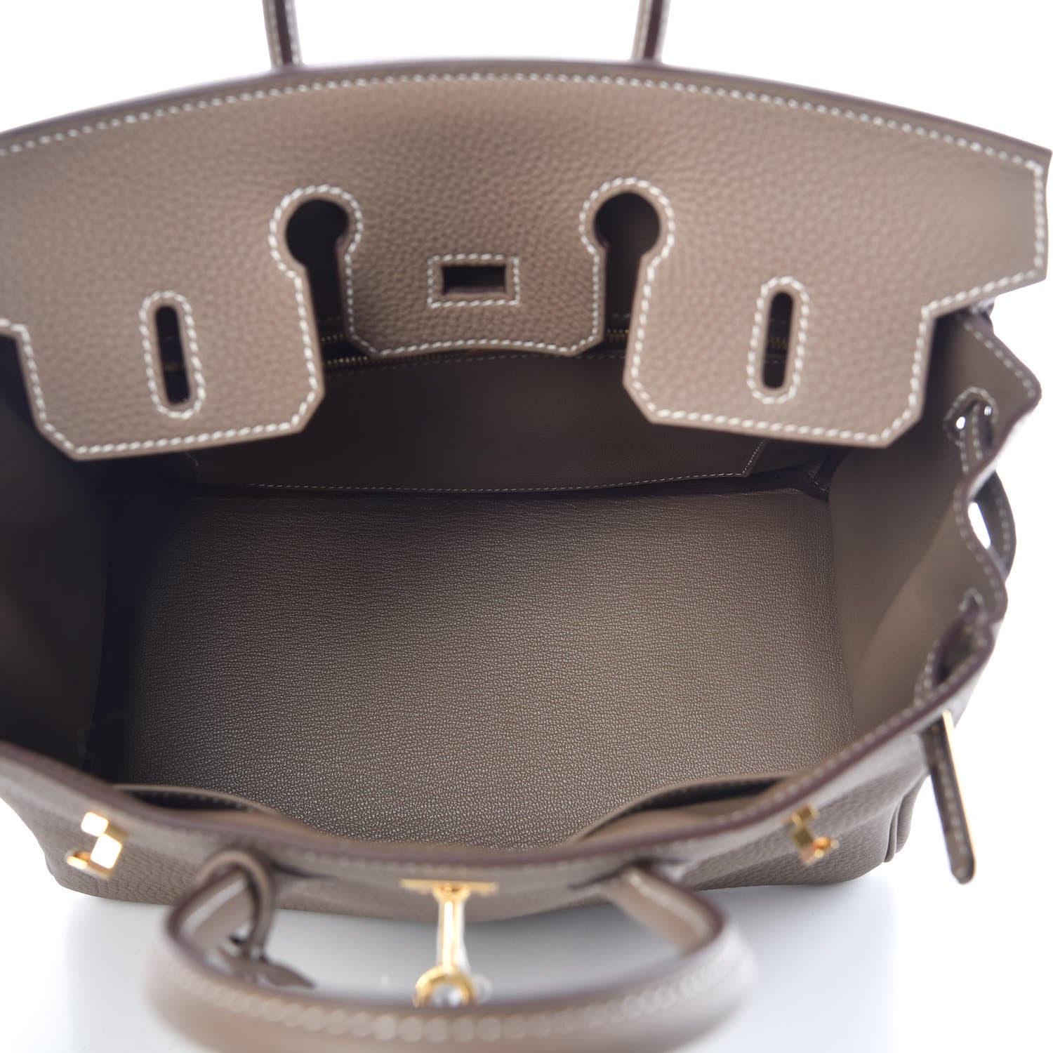 Hermes Togo Birkin 25 Etoupe 7 of 37