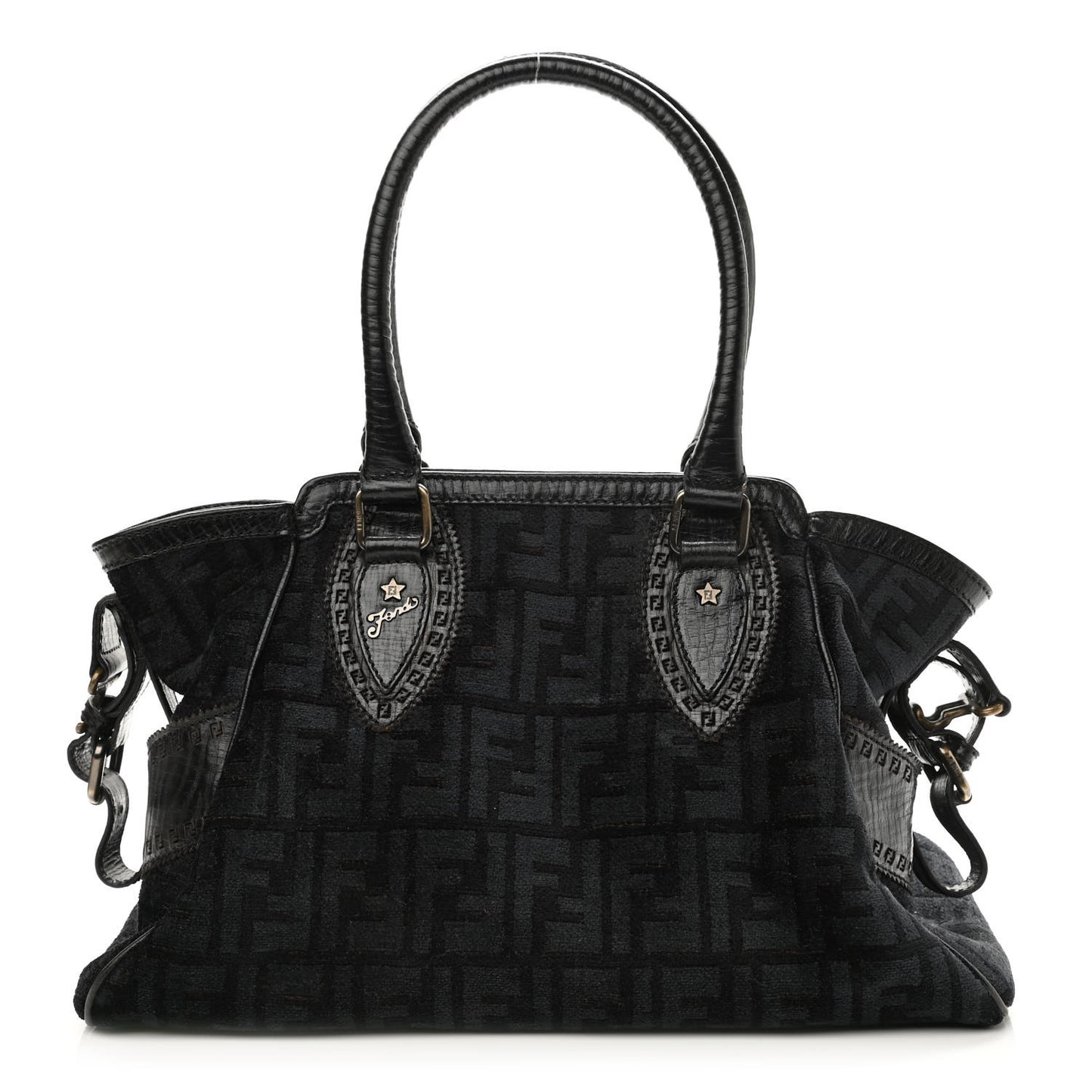 Velvet Zucca Small Bag De Jour Black