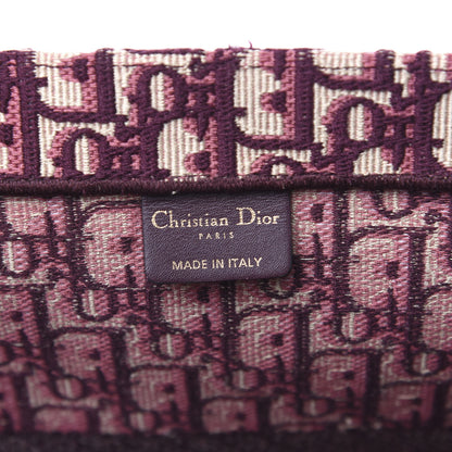Christian Dior Oblique Large Book Tote Burgundy Multicolor 6 of 12