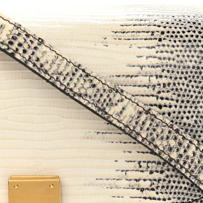 Celine Lizard Small Classic Box Flap Bag Natural 8 of 10