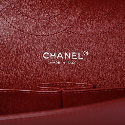 Chanel Caviar Quilted Jumbo Double Flap Burgundy 7 of 10