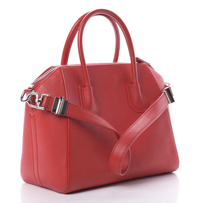Givenchy Sugar Goatskin Small Antigona Red 3 of 13