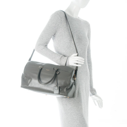 Saint Laurent Calfskin Classic Duffle 12 Fog 2 of 7