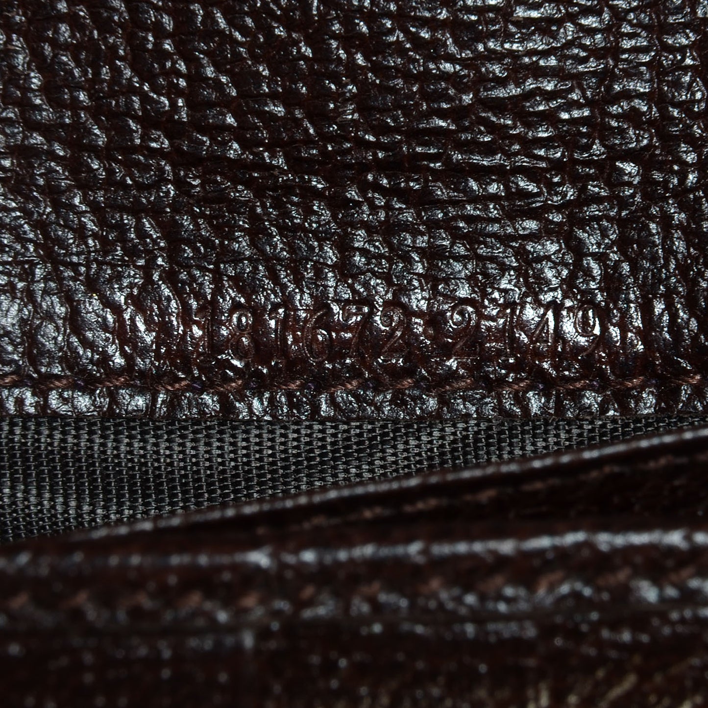 Monogram Calfskin Ladies Web Continental Wallet Beige Ebony Cocoa