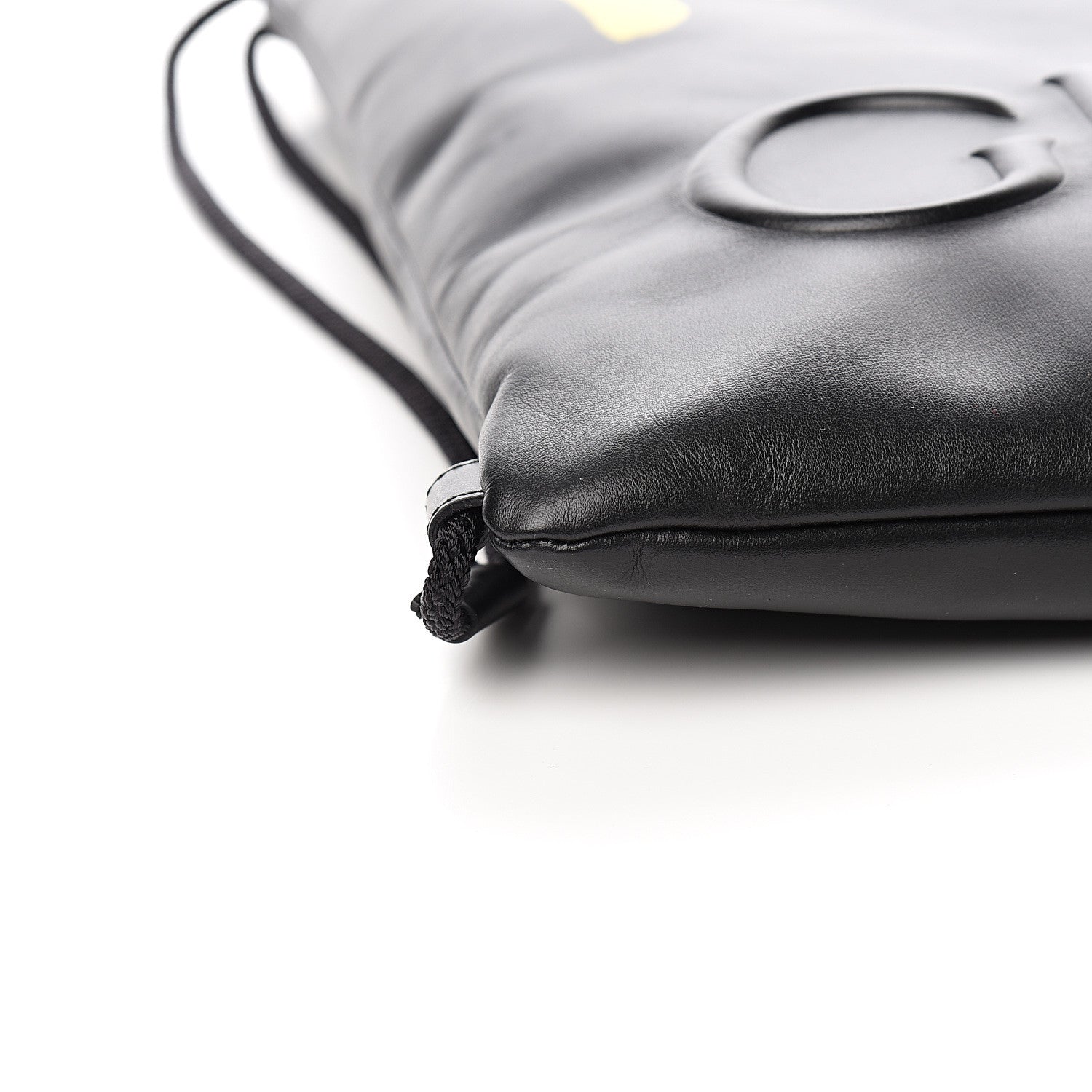 Gucci Calfskin Small GucciGhost Drawstring Backpack Black 7 of 9
