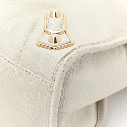 Balenciaga Chevre Gold Metallic Edge Hardware City White 14 of 17
