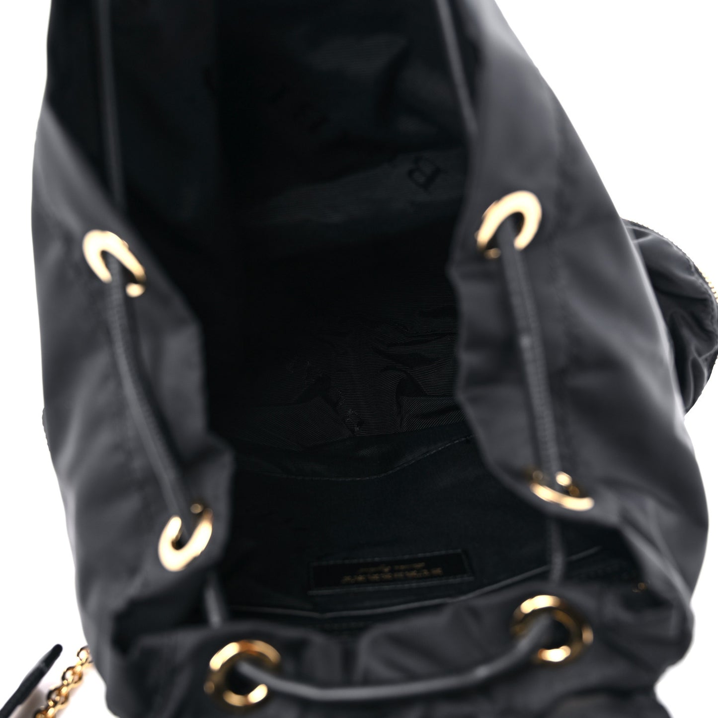Nylon Patches Medium Rucksack Black