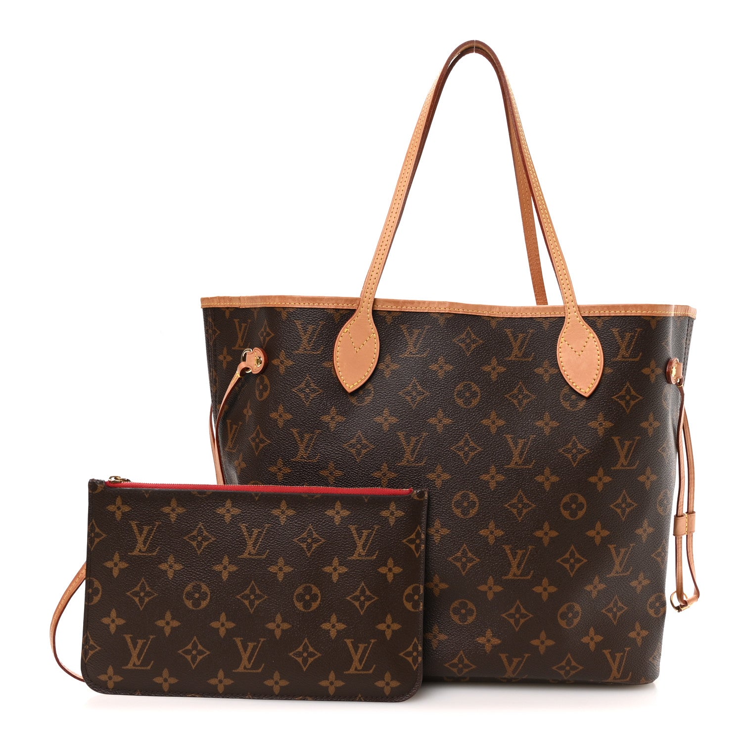 Louis Vuitton Monogram Neo Neverfull MM Cherry 3 of 11