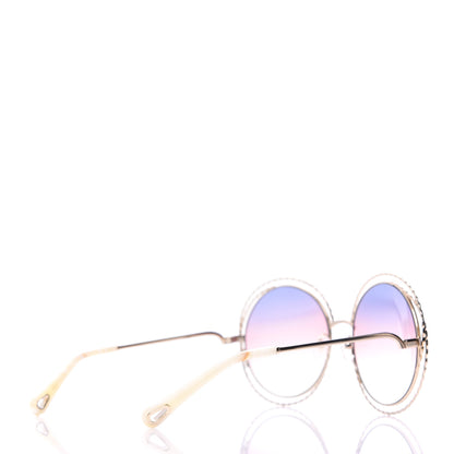 Chloe Oversized Round Carlina Oversized Round Sunglasses CE114ST Rainbow 4 of 7
