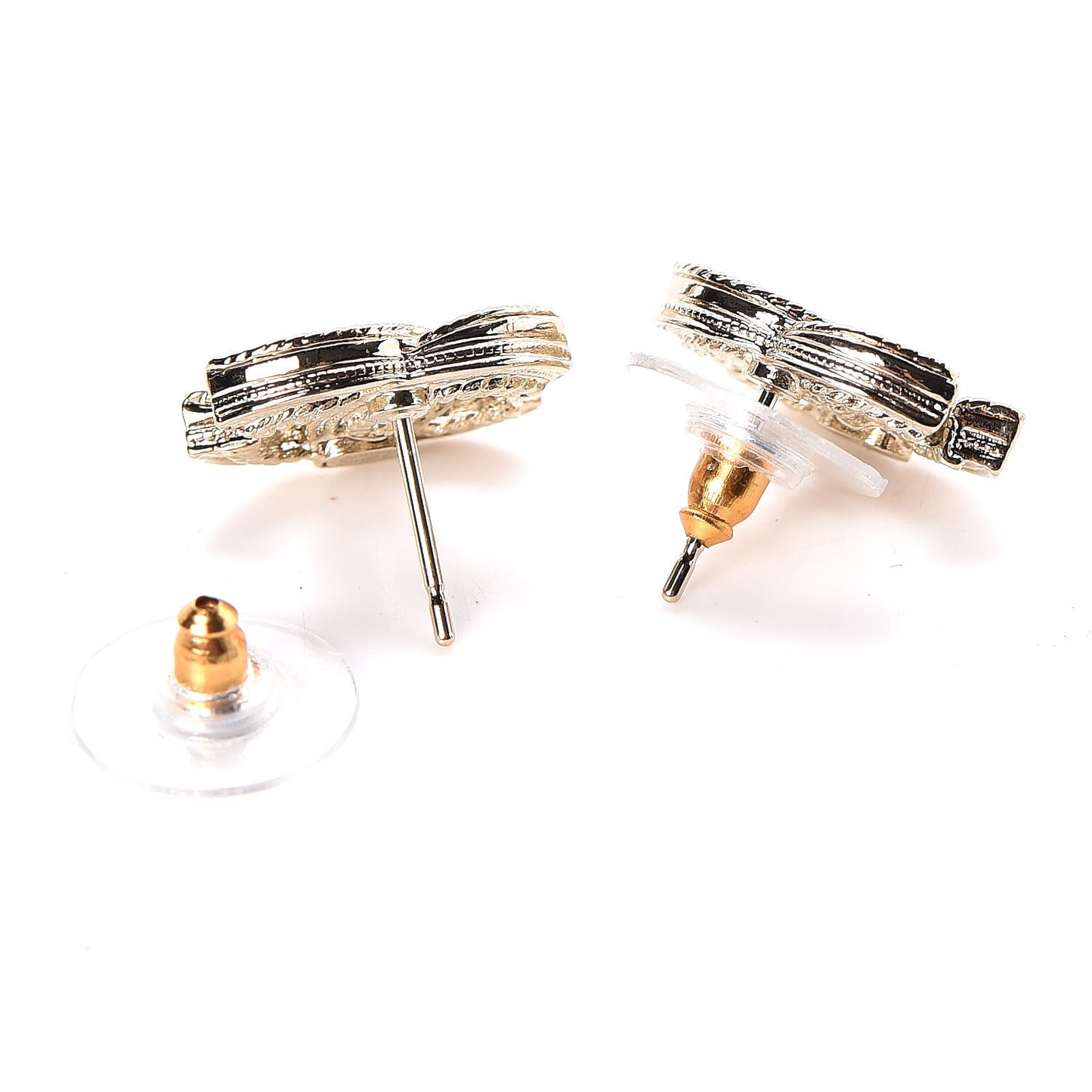 Pearl CC Earrings Light Gold