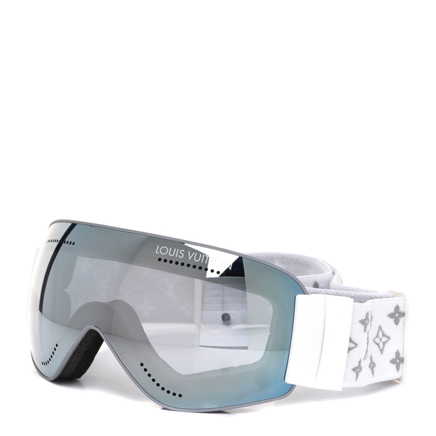 Acetate Intergalactic Sunglasses White Grey
