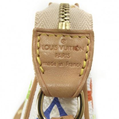 Louis Vuitton Monogram Multicolor Pochette Accessories White 7 of 9