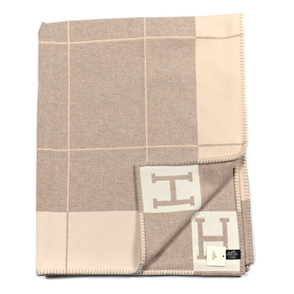 Hermes Wool Cashmere Avalon III Blanket Coco Camomille 2 of 3