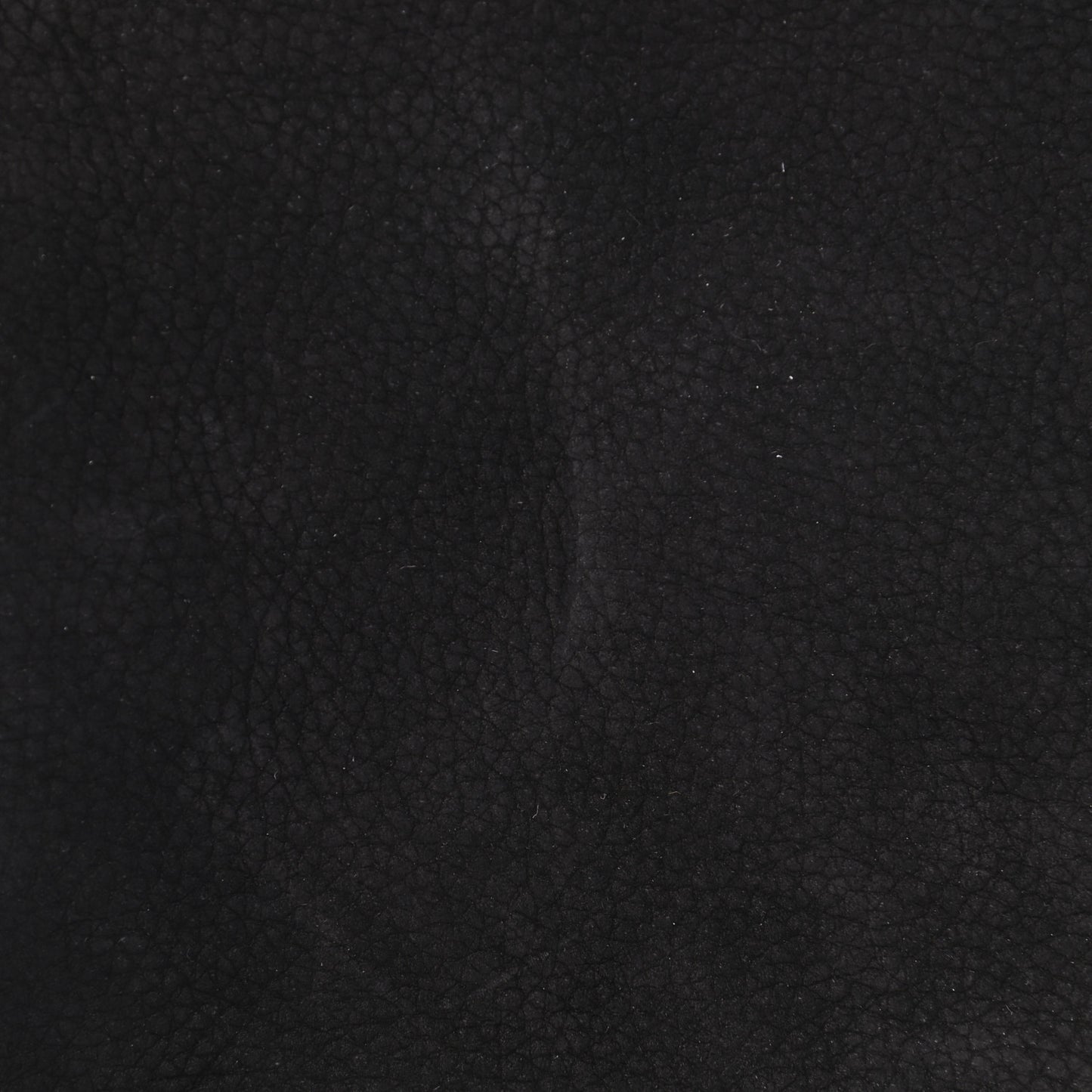 Suede Zip Pouch Black