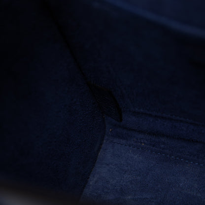 Celine Drummed Calfskin Nano Luggage Indigo 9 of 9