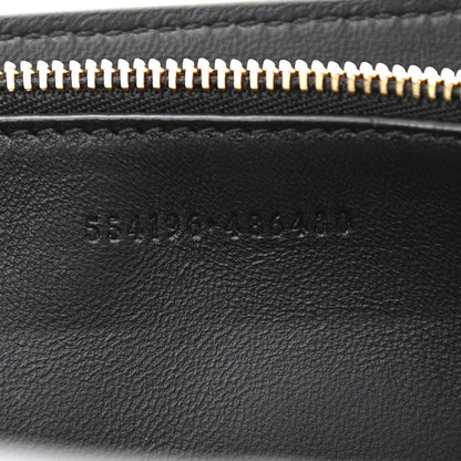 Alexander McQueen Pebbled Calfskin Skull Wallet on Chain Black 7 of 11