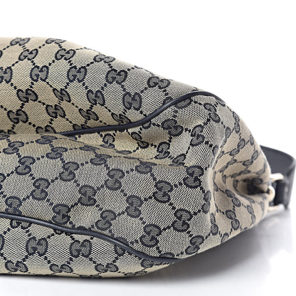 Gucci Monogram Medium Sukey Hobo Navy 11 of 11
