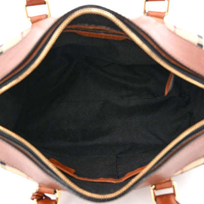 Burberry Horseferry Check Medium Alchester Bowling Bag Tan 5 of 16
