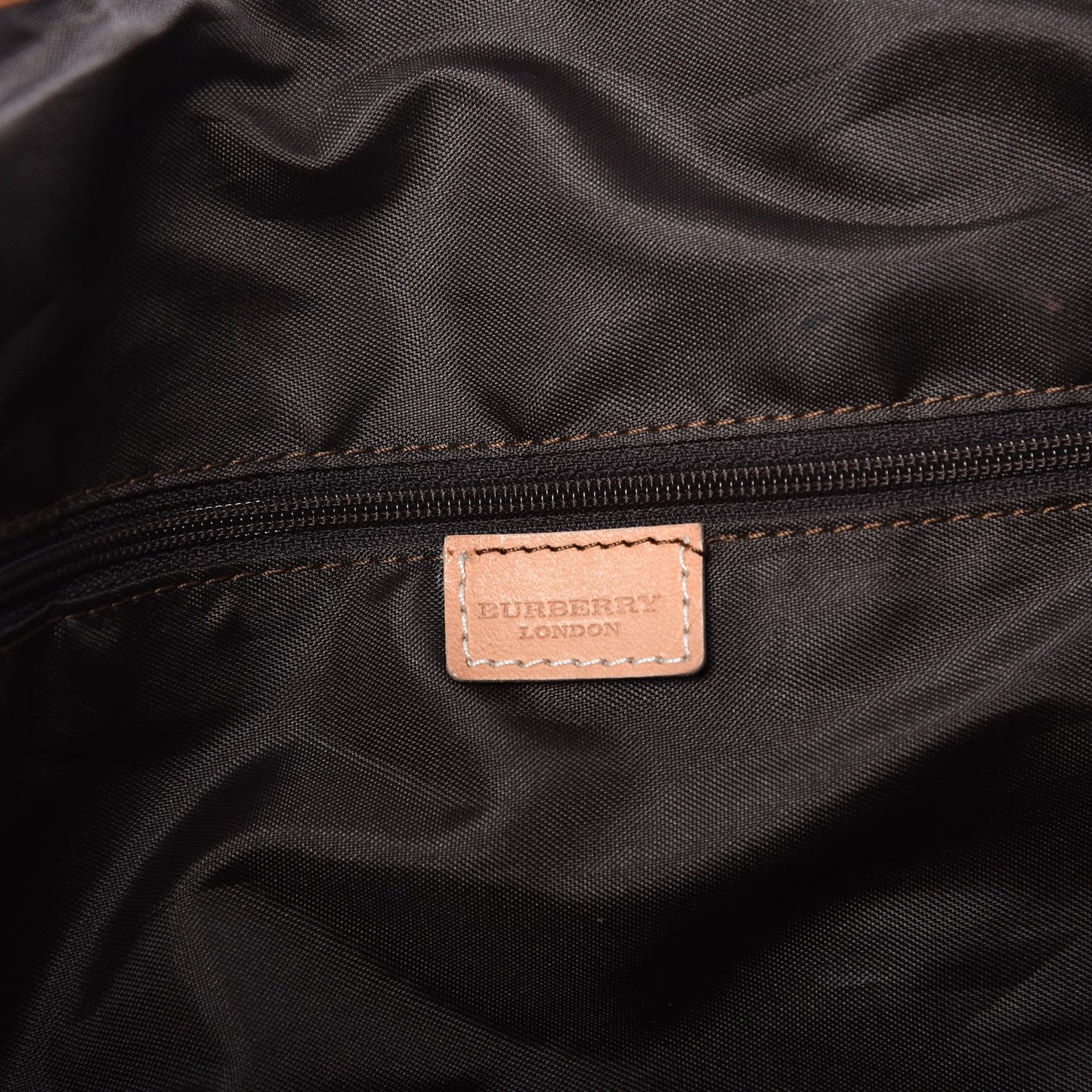 House Check Diaper Bag Blue