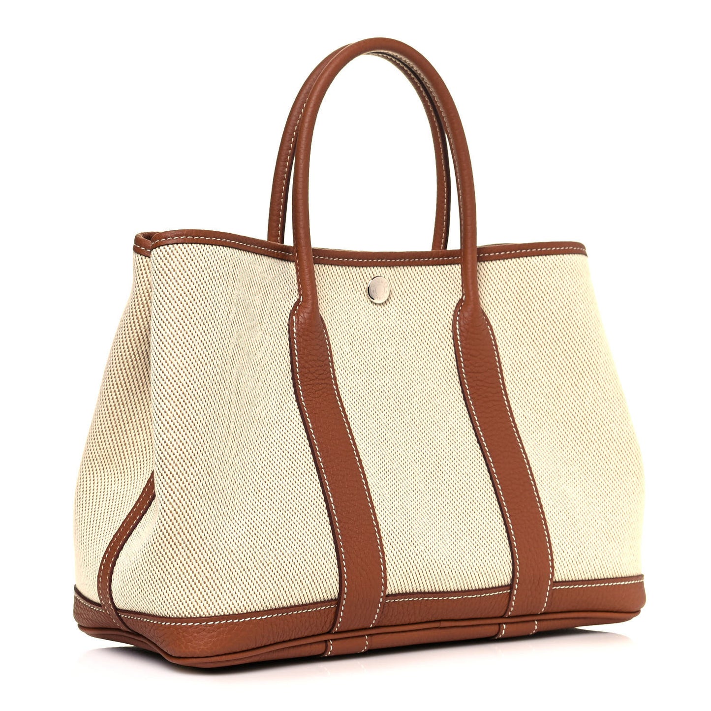 Twill H Negonda Garden Party 30 TPM Tote Ecru Desert Gold