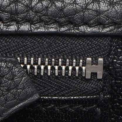 Hermes Taurillon Clemence Shoulder Kelly 40 Black 21 of 29
