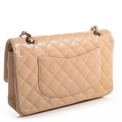 Chanel Caviar Quilted Medium Double Flap Beige Clair 3 of 8