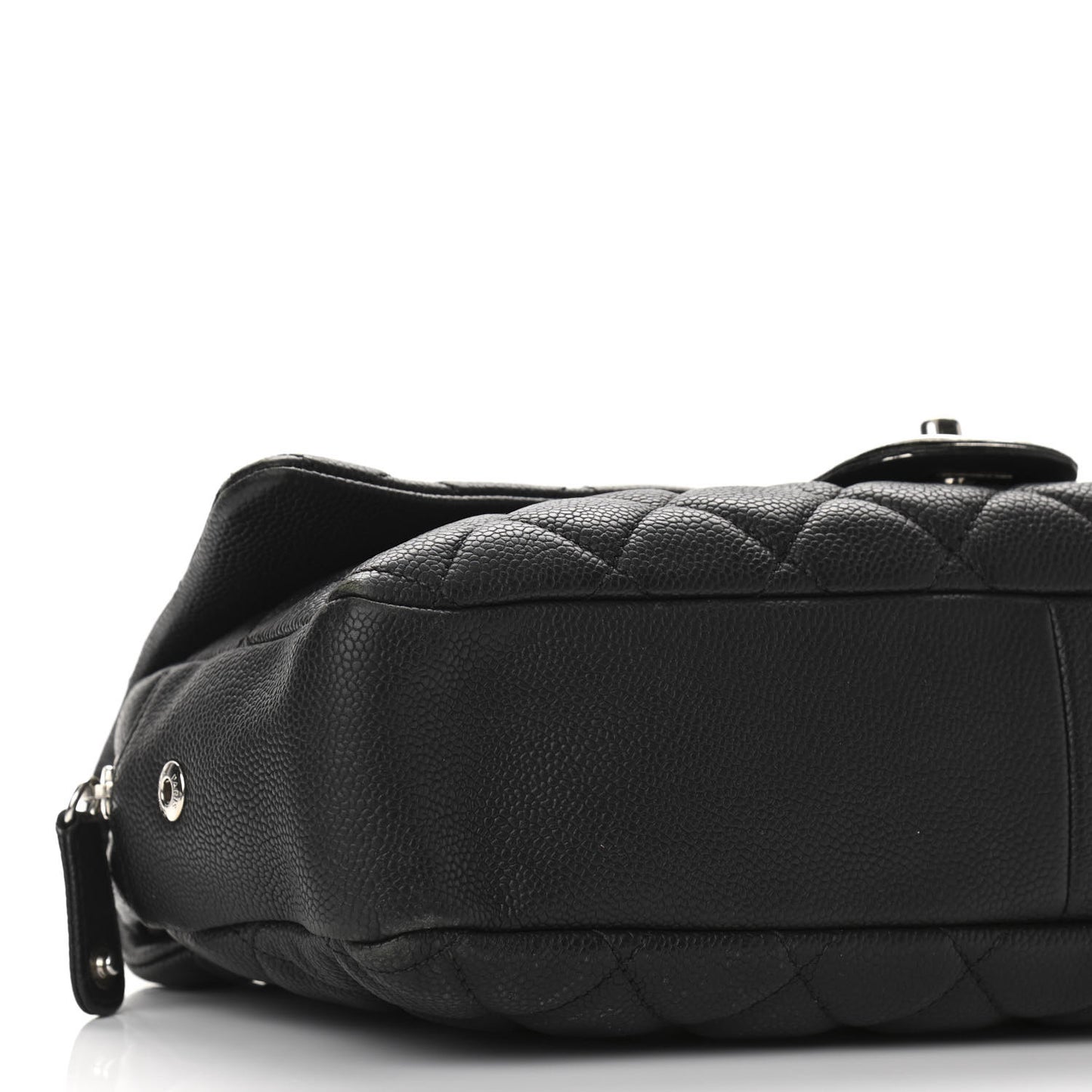 Caviar Quilted Jumbo Easy Flap Black