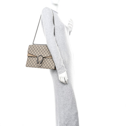 Gucci GG Supreme Monogram Medium Dionysus Shoulder Bag Taupe 2 of 19