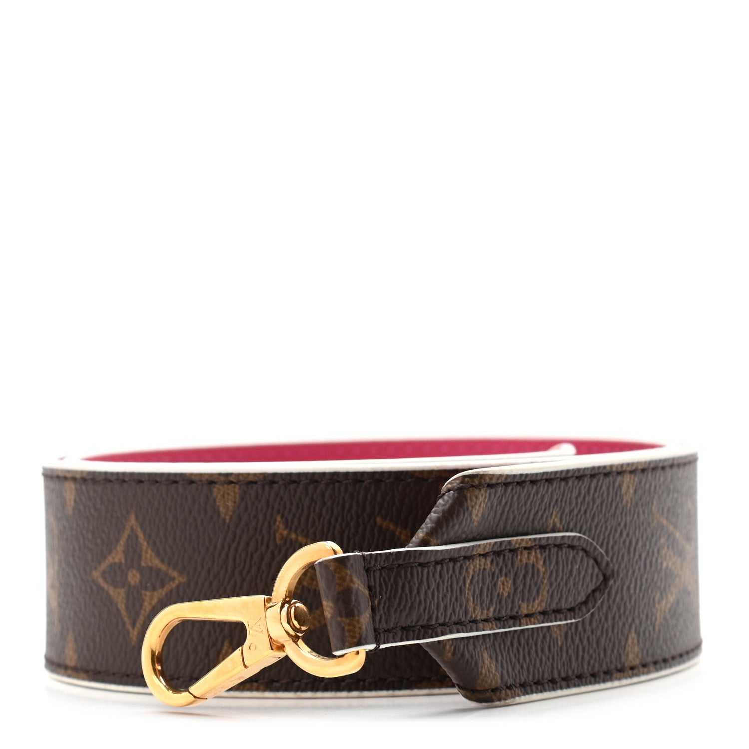 Louis Vuitton Monogram Bandouliere Shoulder Strap Hot Pink 1 of 6