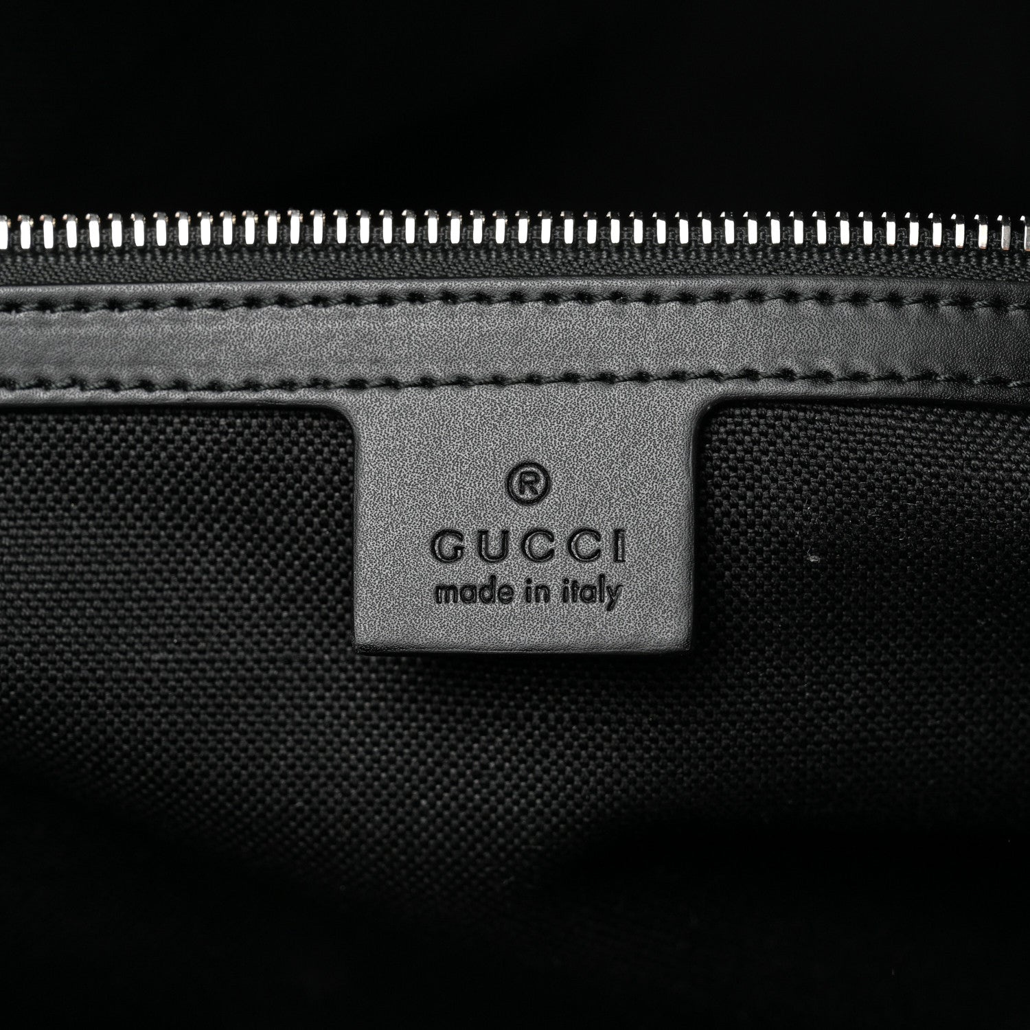 Gucci Soft GG Supreme Monogram Appia Calfskin Web Large Carry On Duffle Bag Black Grey 6 of 14