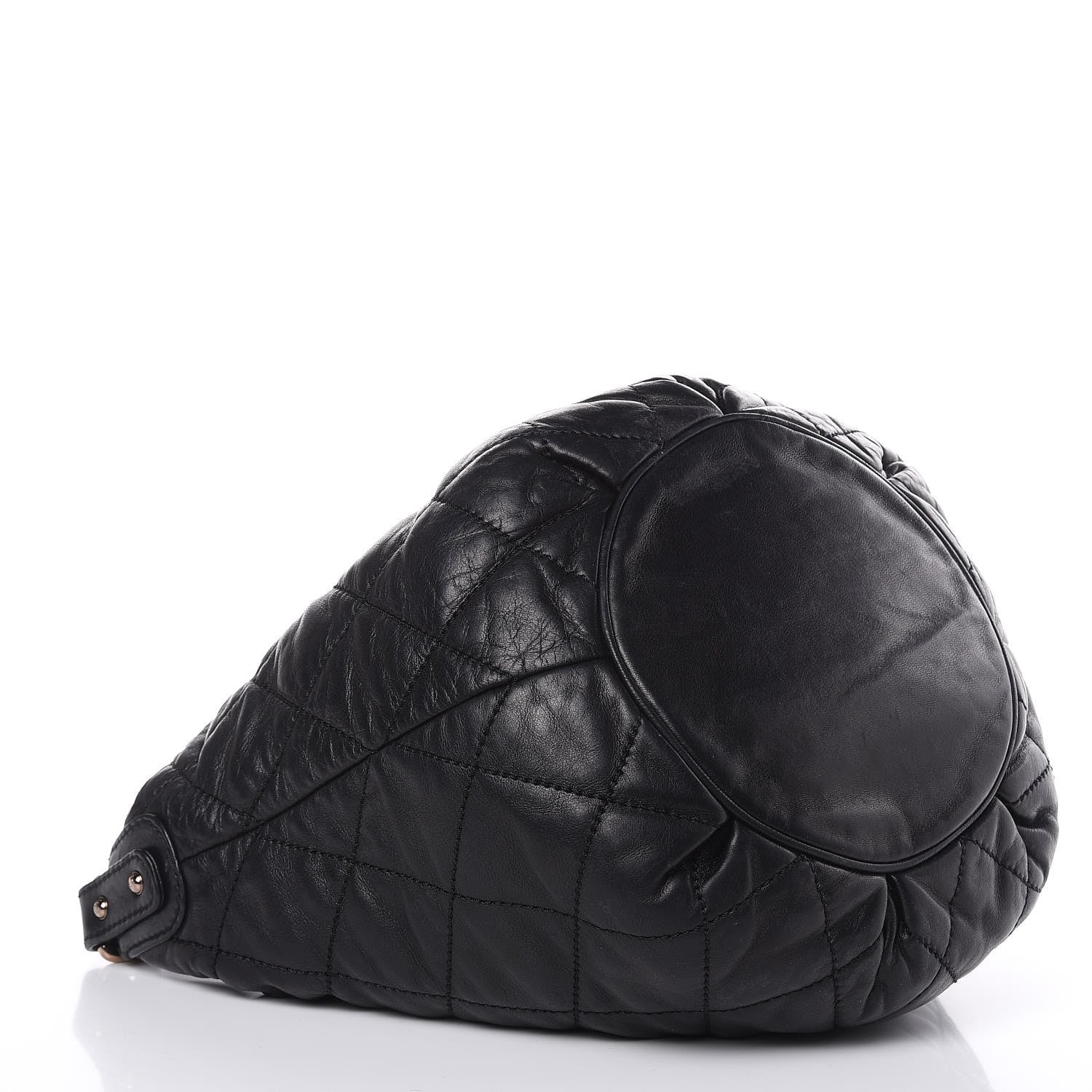 Chanel Lambskin Quilted Cloudy Bundle Hobo Black 4 of 17