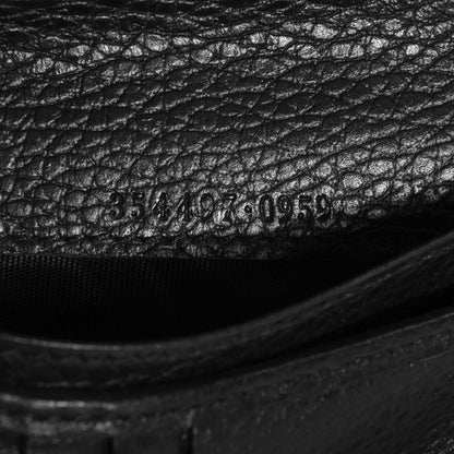 Gucci Dollar Calfskin Medium Swing Zip Around Wallet Black 7 of 8