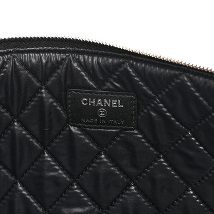 Chanel Caviar Studded Medium Deauville Pouch  Black 6 of 10