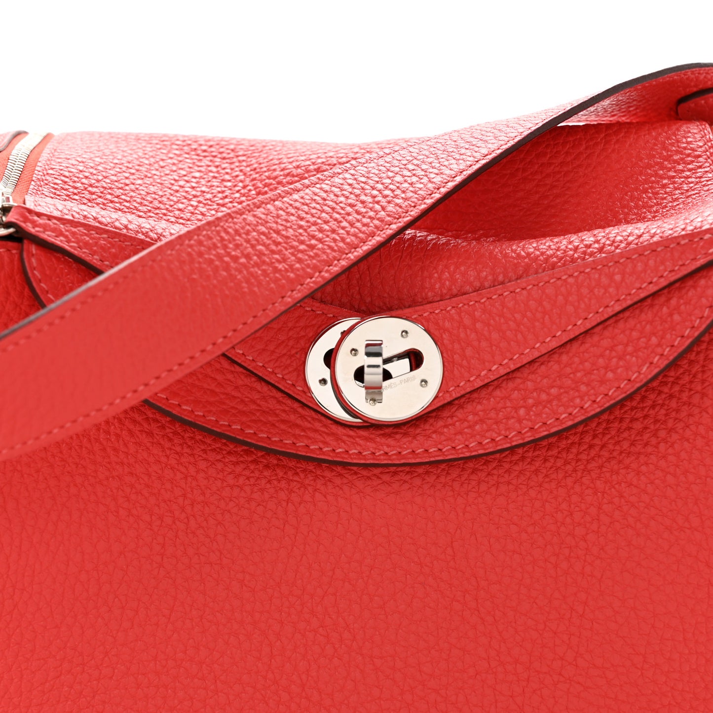 Taurillon Clemence Lindy 26 Rouge Pivoine