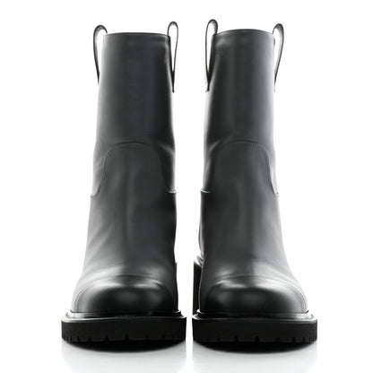 Chanel Calfskin CC Ankle Boots 39 Grey 2 of 9