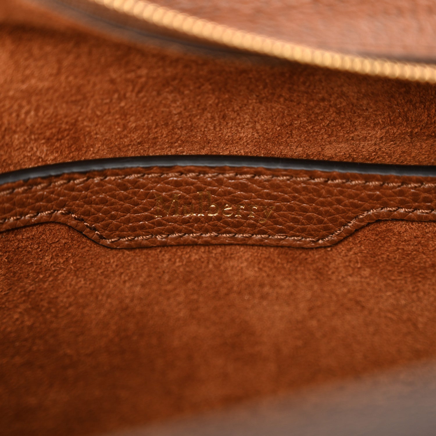 Mulberry Small Classic Grain Mini Zipped Bayswater Oak 6 of 9