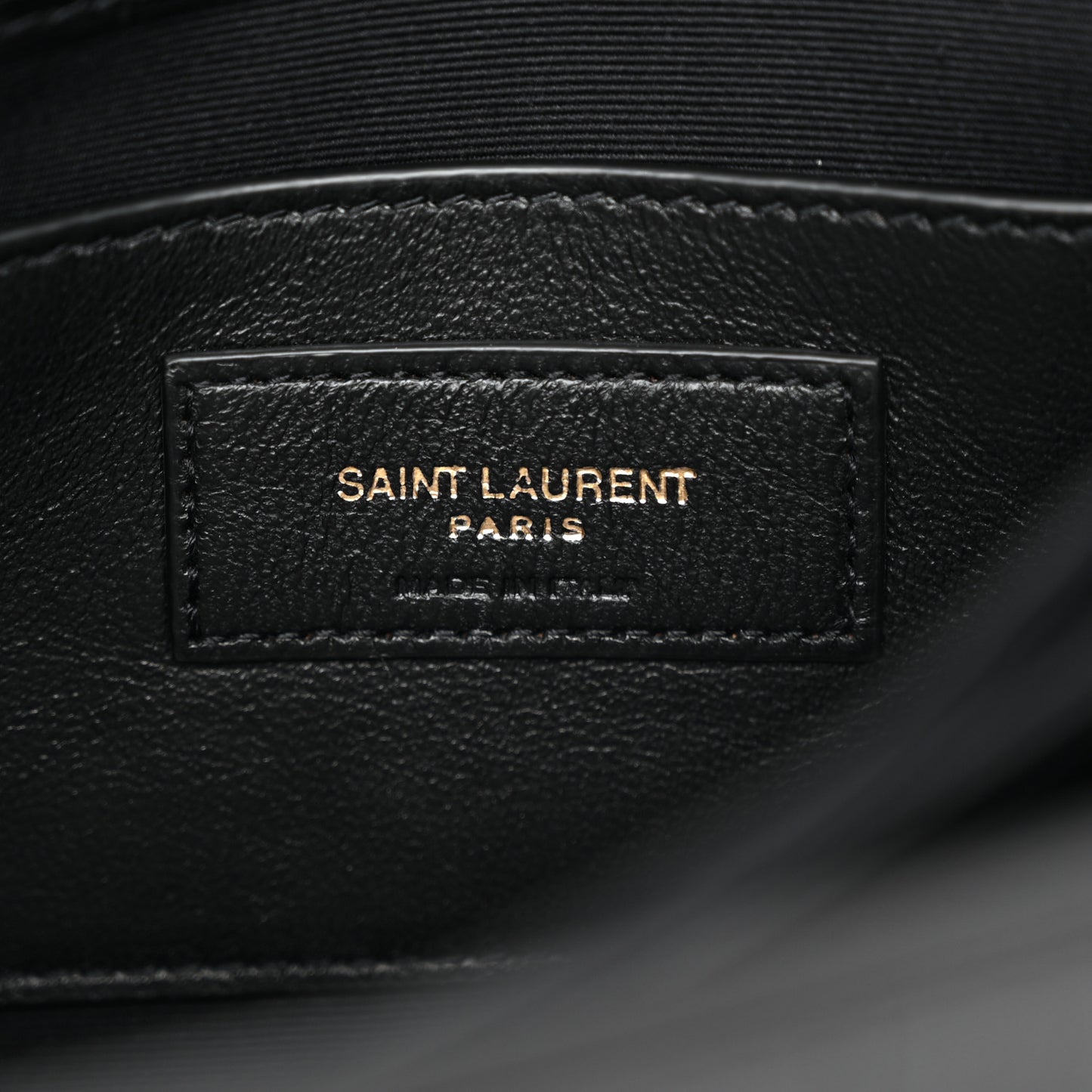 Calfskin Crocodile Embossed Monogram Small Sunset Black