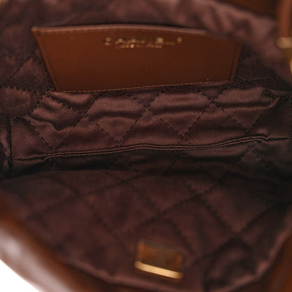 Chanel Shiny Calfskin Quilted Mini 22 Brown 5 of 10