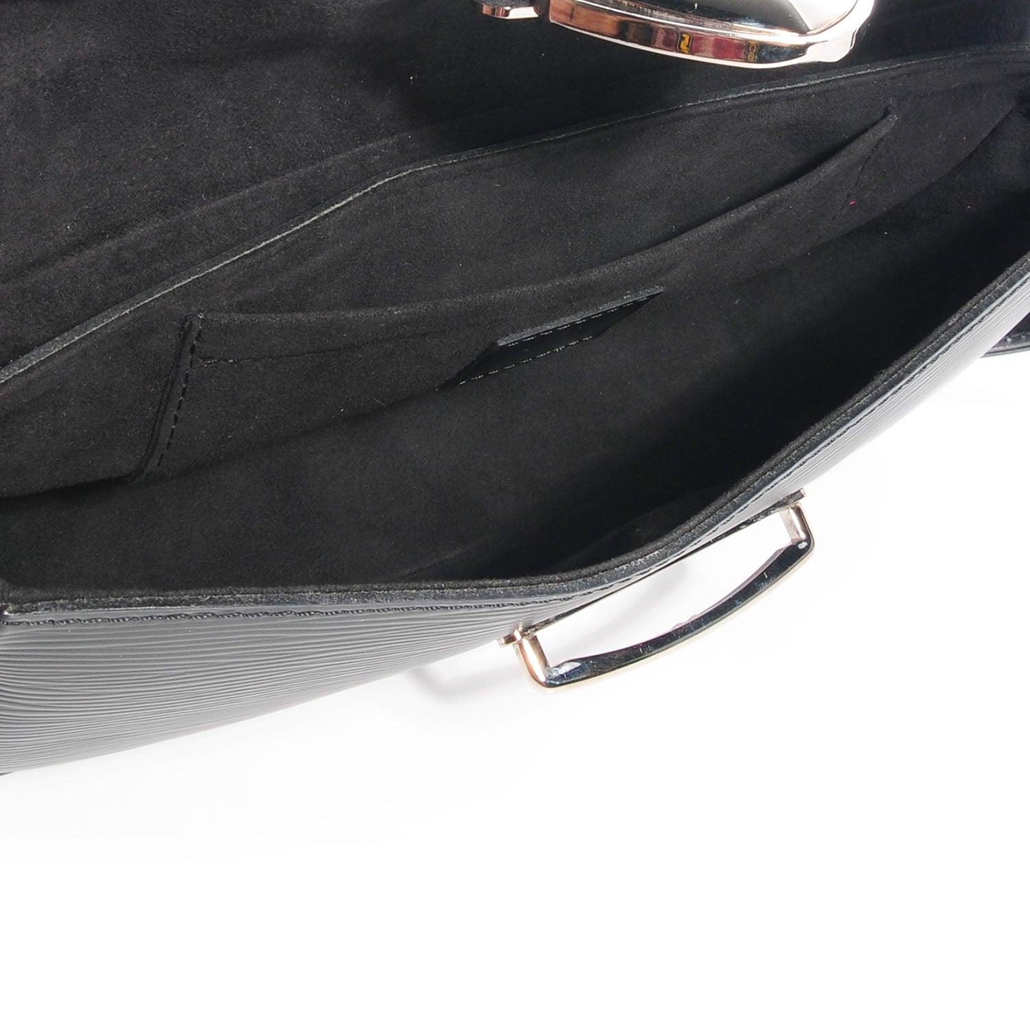 Louis Vuitton Epi Montaigne Clutch Black 5 of 7