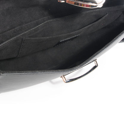 Louis Vuitton Epi Montaigne Clutch Black 5 of 7