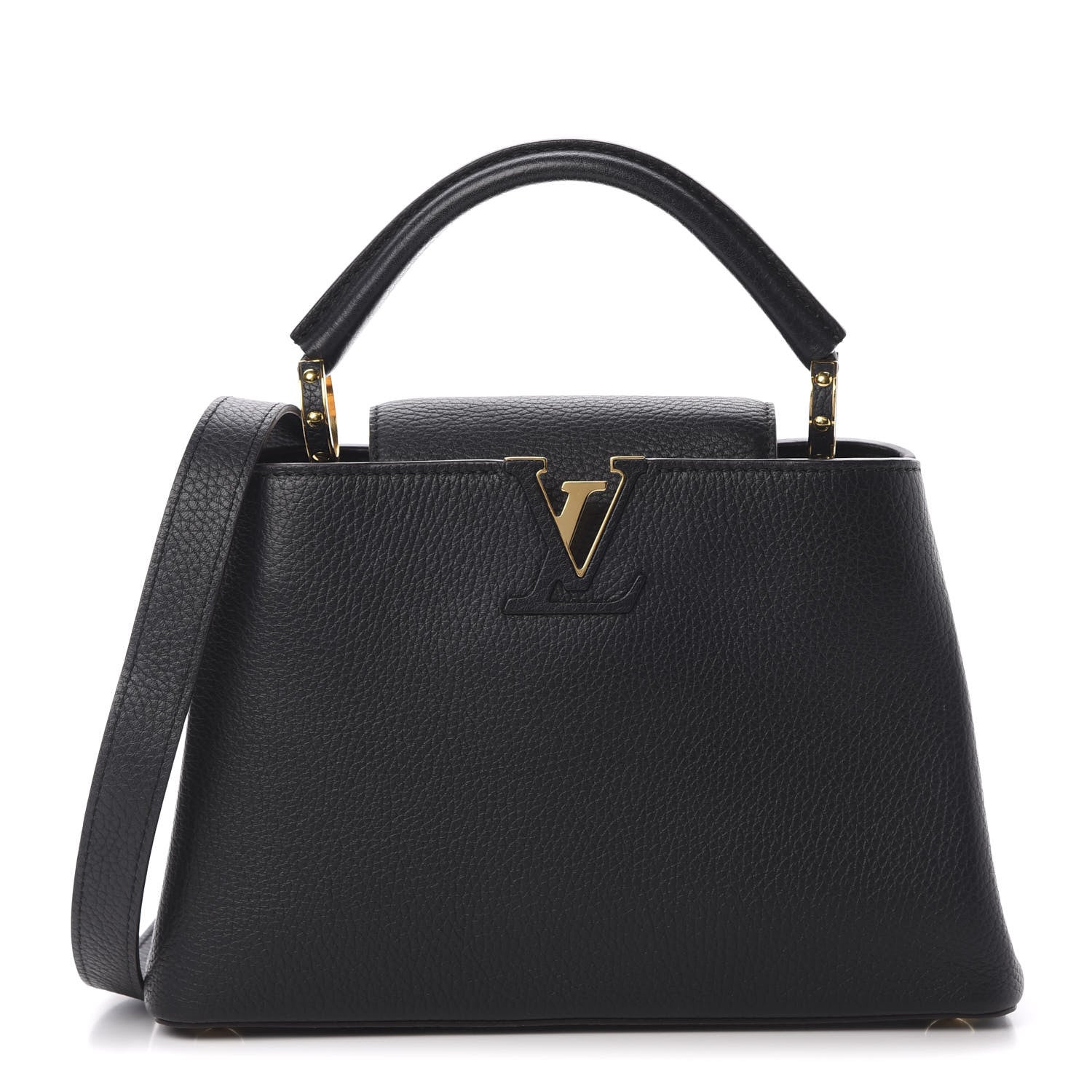 Louis Vuitton Taurillon Capucines BB Black 1 of 12