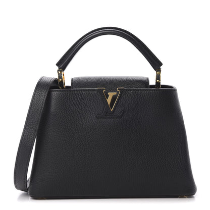 Louis Vuitton Taurillon Capucines BB Black 1 of 12